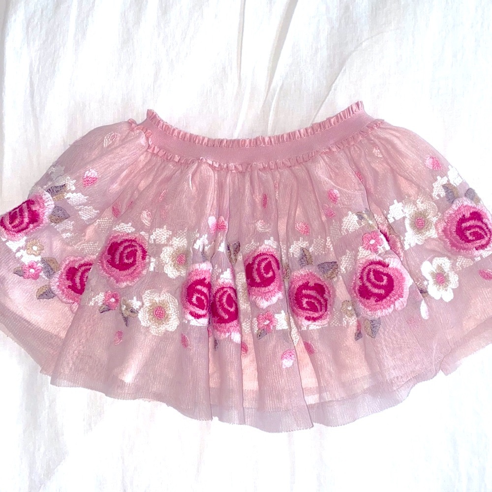 Mayoral - Pink Rose Tutu Style Skirt
